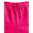 thumbnail image 2 of Wonder Nation Toddler Girls Soft Knit Pull On Shorts, Sizes 18M-5T, 2 of 3