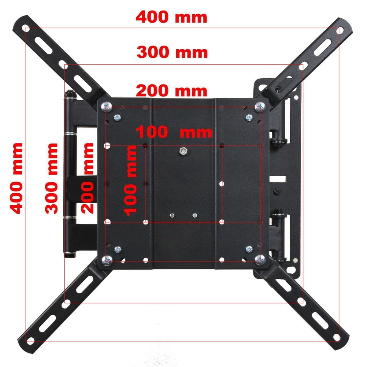 VideoSecu Full Motion Articulating TV Wall Mount for most 24"-50" Toshiba Sony Phillips SANSUI RCA LCD LED Plasma bc8