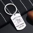 thumbnail image 4 of Father Daughter Father Son Best Friends for Life Keychain Fathers Day Gift from Daughter Son Grandpa Keychain Gift, 4 of 8