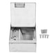 thumbnail image 2 of Tomacorriente Empotrable, Toma De Piso Impermeable 20W Carga Rápida Instalación Integrada Tomacorrientes Duales De 3 Clavijas Puertos USB Tipo C Para Sala De Estar Cocina, 2 of 7