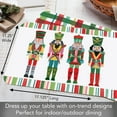 thumbnail image 5 of CounterArt "Holiday Nutcracker" 4-Pack Reversible Tabletop Placemats, 5 of 7