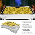 thumbnail image 3 of Yiaed Vintage Excavator Print Car Windshield Sunshade Front Auto Car Front Window Sun Shade Foldable Sun Visor Shield Cover Auto Accessories for Sedan SUV Truck-Small, 3 of 5