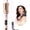 Pink, variant on 1 Inch Curling Iron Automatic Rotating Long Hair Curler with Digital Display Beach-Waves Curling Wand with 6 Temp, 500 Million Ionic, 100-240v Voltage & Lightweight for Travel (White)
