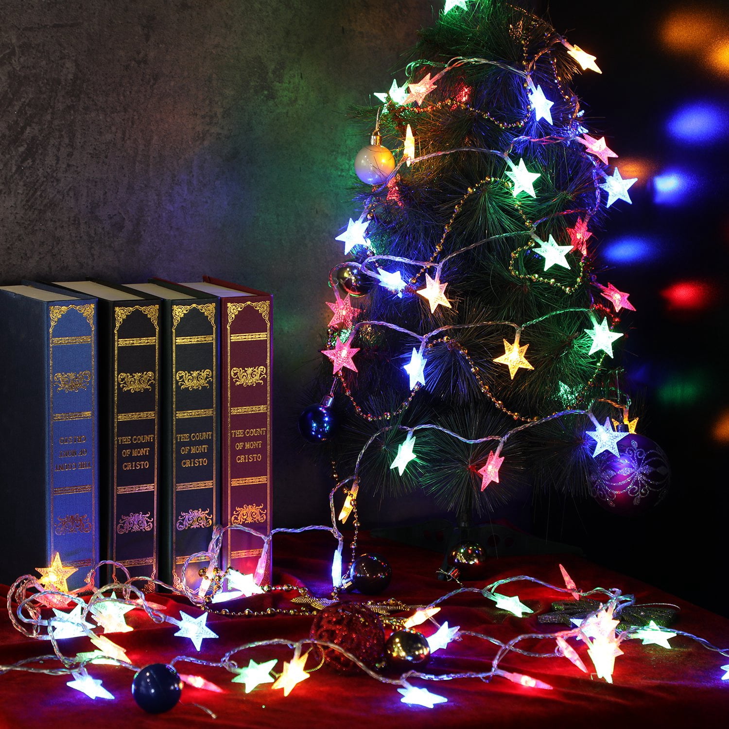 TORCHSTAR 33ft 100 LEDs Star String Light Kit, Multi-Color