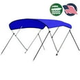 thumbnail image 2 of SereneLife 79 to 84 Inch Bimini Top Boat Cover with Double Walled Frame (2 Pack), 2 of 7
