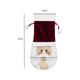 thumbnail image 4 of JM 2 Piezas Bolsa de Botella de Vino Tinto de Navidad, Regalos de Navidad Fundas para Botellas de Vino Diseño de Papá Noel para Fiesta de Navidad en el Hogar para Decoración Festiva, Decoración de Mesa de Navidad JM, 4 of 5