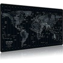 Extended Speed Gaming Mouse Pad Large Size 35.4 X 15.7X 0.12inches Desk Mat Mousepad with Personalized Design - World Map