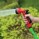 thumbnail image 1 of Pistola de riego ajustable, boquilla para manguera de jardín, rociador para lavado de coches y césped (rojo) Likrtyny Oficina Multiescena Multifunción, 1 of 9