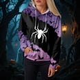 thumbnail image 5 of Godom Pumpkin Hooded for Women Fall Y2K Hoodies Halloween Pumpkin Face Graphic Winter Sweatshirt Long Sleeve Pullover, 5 of 6