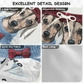 thumbnail image 2 of FORMRS Boys Swim Trunks Quick Dry Mesh Liner Boardshorts Sizes XS-XL, Gray Cute Dog Artist, 2 of 7