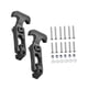 thumbnail image 3 of Pestillo de goma flexible con mango en T para caja de herramientas, hielera, carrito de golf o capó de máquina de ingeniería, negro, 2 piezas, 3 of 9