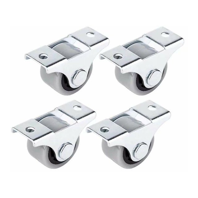 4 piezas de 25 mm, pequeñas gomas para muebles, ni drehbar, nicht aus Kunststoff, Geräte und Ausrüstung (4, Ø 25 mm/12 kg)