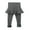 Dark Gray, variant on Uccdo Girls Casual Thicken Fleece Leggings Skaters Tutu Skirts Winter Warm Tights Pants 3-11 Years