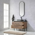 thumbnail image 4 of Trento 36" Single Concrete Sink Bath Vanity in North American Oak with Mirror, 4 of 11