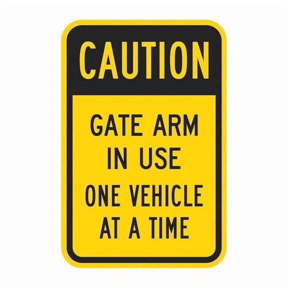 Lyle Parking Lot Gate Parking Sign,18" x 12" T1-1347-EG_12x18