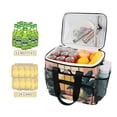 thumbnail image 2 of FORMRS Insulated Cooler Bag 24 Cans Capacity Soft Leakproof Lunch Box with Side Pockets, Pink Sunset, 2 of 7