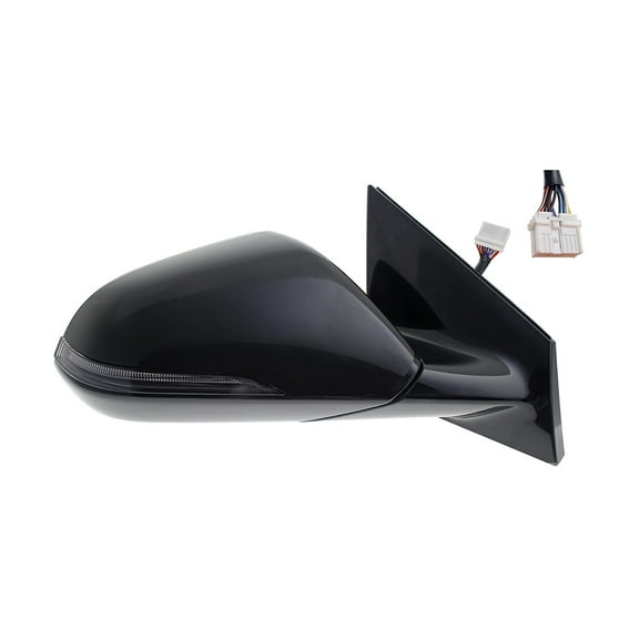 New Right Mirror Compatible With Hyundai Sonata Eco Sedan 4 Door 1.6L 2018 2019 By part number 87620C2520 87620-C2520 HY1321238