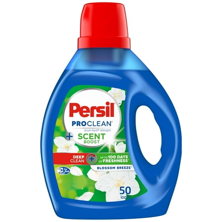 Persil Laundry Detergent Liquid , Active Scent Boost, 50 Loads, 100 fl oz