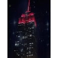thumbnail image 2 of Shannon, Julie 25x32 White Modern Wood Framed Museum Art Print Titled - Starry Night In New York, 2 of 4