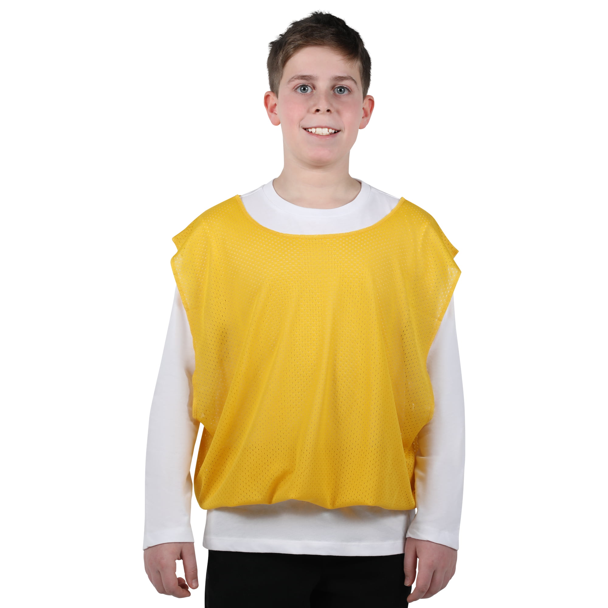 Pack of 12 Details about   *NEW Champion Sports Youth Pinnie Practice Scrimmage Vest Yellow