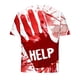 thumbnail image 2 of Camisetas de Manga Corta para Hombre Blusa de Manga Corta de Cuello Redondo Impresa, Top de Moda Casual para Hombres de Uso Diario Y Al Aire Libre, 2 of 3
