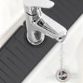 thumbnail image 4 of Kitchen Sink Faucet Mat, 2026 New Foldable Faucet Mat for Kitchen Sink,Silicone Faucet Guard & Draining Mat Keep Countertops Dry Splash Guard(6"×30",Green), 4 of 6