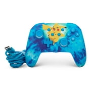 PowerA Enhanced Wired Controller, Pikachu Tie-Dye - Nintendo Switch