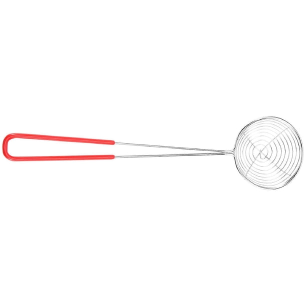 8 Pieces Stainless Steel Spider Strainer Spoon Small Wire Skimmer Colander for Hot Pot, Tortellini a