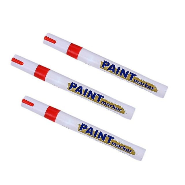 POINTERTECK 3 Pcs Stylos de Retouche Automobile Marqueurs Industriels Étanches Métal Pa M1G7