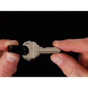 حامل مفاتيح KeySmart Mini Keychain - منظم مفاتيح مدمج لسلسلة المفاتيح، سلاسل مفاتيح EDC مدمجة خالية من الفوضى، حلقة مفاتيح لسلاسل مفاتيح سلاسل السيارات - Flex