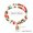 #3, variant on 2PCS Christmas Tree Colorful Soft Ceramic Bead Bracelet Bangle Women Men Jewelry-#5