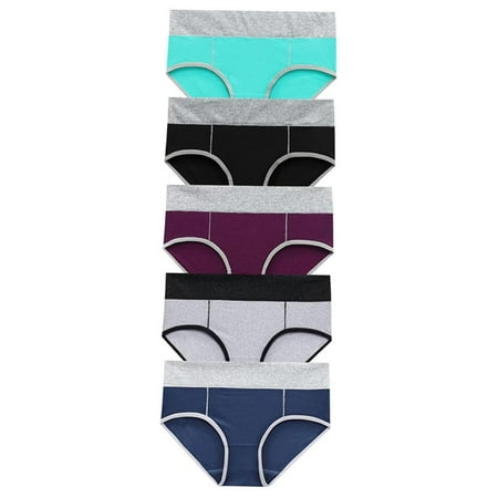 

Tohuu Womens Underwear 5PCS Breathable Panties For Women Women s High Waisted Cotton Underwear Soft Full Briefs Ladies Panties Womens Underwear Packs favorable