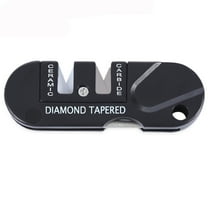 Outdoor Pocket Folding Knife Sharpener, Ceramic Carbide Diamond Tapered Tool, EDC Portable Knife Sharpening Stone, Tungsten Steel Kitchen Sharpening Stick, Compact and Efficient Blade Maintenance
