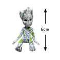 thumbnail image 3 of Disney Marvel Avengers Groot Mini figura Portalápices Maceta Juguetes de anime Figura de acción Groot sentado Juguetes de Navidad para niños Regalos, 3 of 5