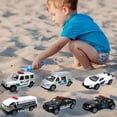 thumbnail image 3 of JUNWELL Boc Car Model Realistic Simple Operation Alloy Police Car Model Kids Toy for Interactive Play, 3 of 9