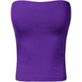 thumbnail image 3 of Women's Basic Casual Strapless Backless Bandeau Bra Tube Top, 3 of 5