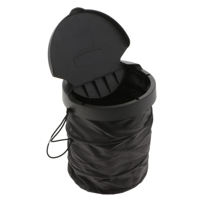 jinwen -Up Car Trash Bag Folding Car Trash Can Collapsible Bucket Garbage Bin