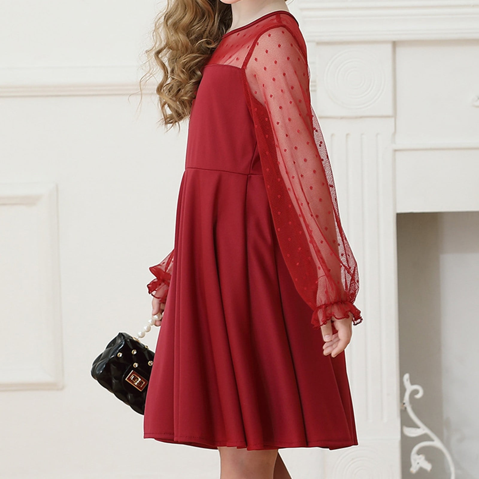 strapless open back dress Kendall Red Lace Open Back Dress – Ro&Zo main image 0
