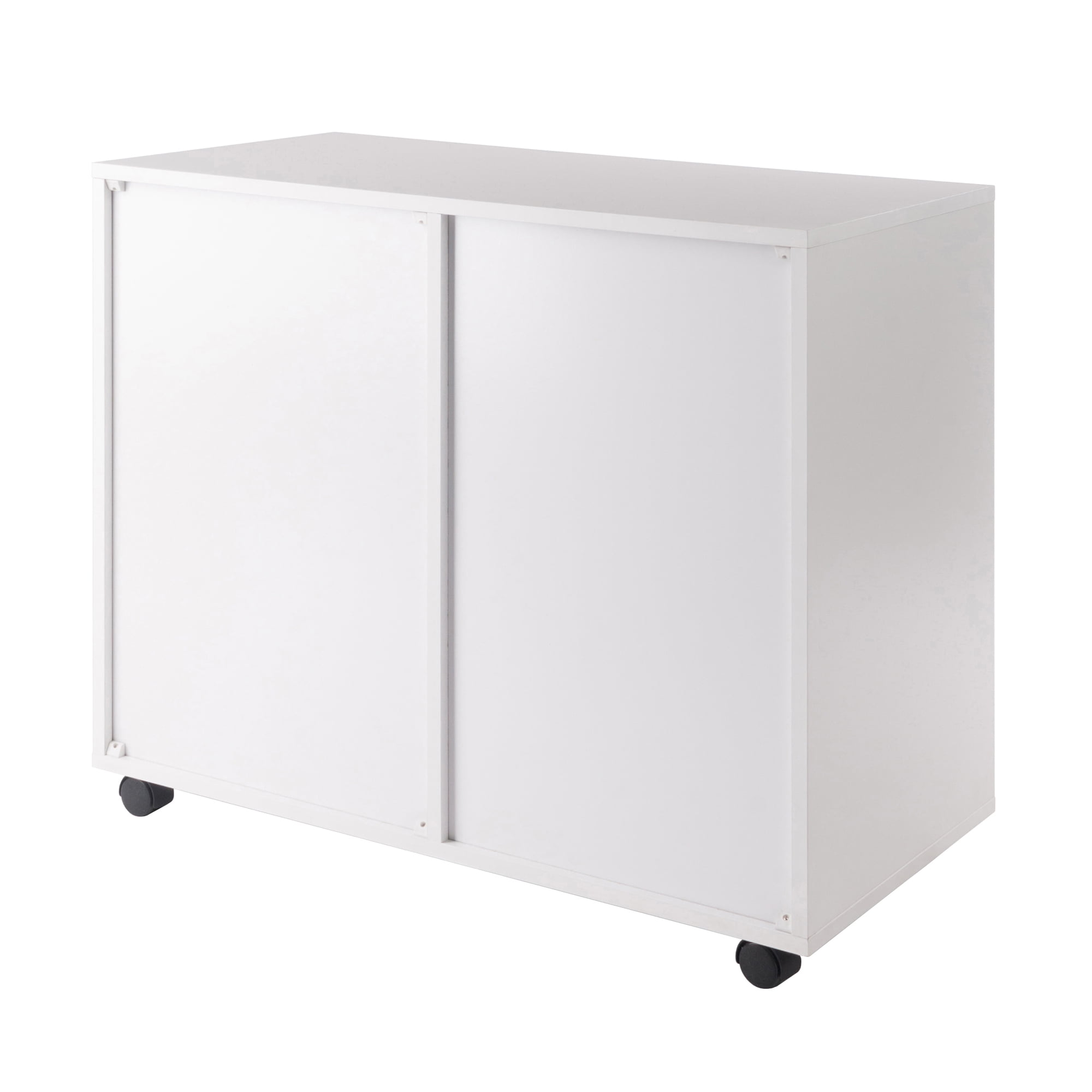 Winsome Halifax 2-Section Mobile Filing Cabinet 10431, White Finish