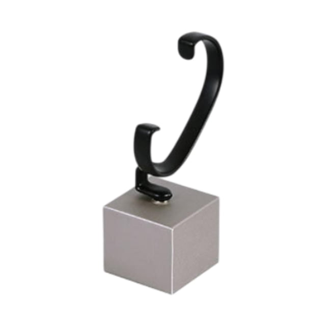 Expositor de relojes, soporte para pulseras, de piel sintética, para mesita de noche Gris