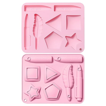 

Veki Washable Silicone Cake Cake Candy Chocolate Decorating Tray DIY Craft Project Candy compatible with Machine for Teens