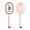 Pink, variant on Lethargic 3-in-1 Electric Scalp Massager Brush with Water Mist Spray, Red Light Hair Care, Self-Cleaning Detangling Brush, Essential Oil Compatible Gift Set with Measuring Cup