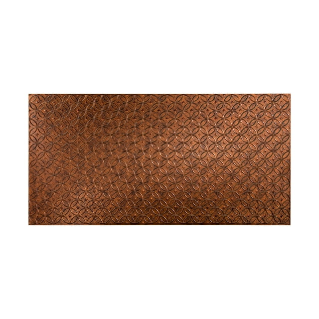 FASÄDE Easy Installation Rings Moonstone Copper Wall Panel (4' x 8' Panel)