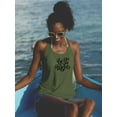 thumbnail image 2 of Best Mom Cute Calligraphy Racerback Tank Women -Image by Shutterstock, Female Medium, 2 of 4