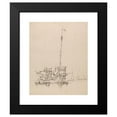 thumbnail image 2 of George Chinnery 12x14 Black Modern Framed Museum Art Print Titled - A Chinese Junk, 2 of 5