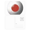 thumbnail image 1 of Japan National Flag Soccer Football Postcard Set Birthday Mailing Thanks Greeting Card, 1 of 3