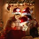 thumbnail image 4 of Herramienta para hornear galletas de fondant tridimensional con temática navideña con juego de sellos de émbolo, pan de jengibre para niño/niña, muñeco de nieve, Papá Noel, árbol de Navidad, reno,, 4 of 5