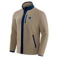 thumbnail image 2 of Men's NFL x Darius Rucker Collection by Fanatics  Tan Dallas Cowboys Heavyweight Polar Fleece Full-Zip Jacket, 2 of 6
