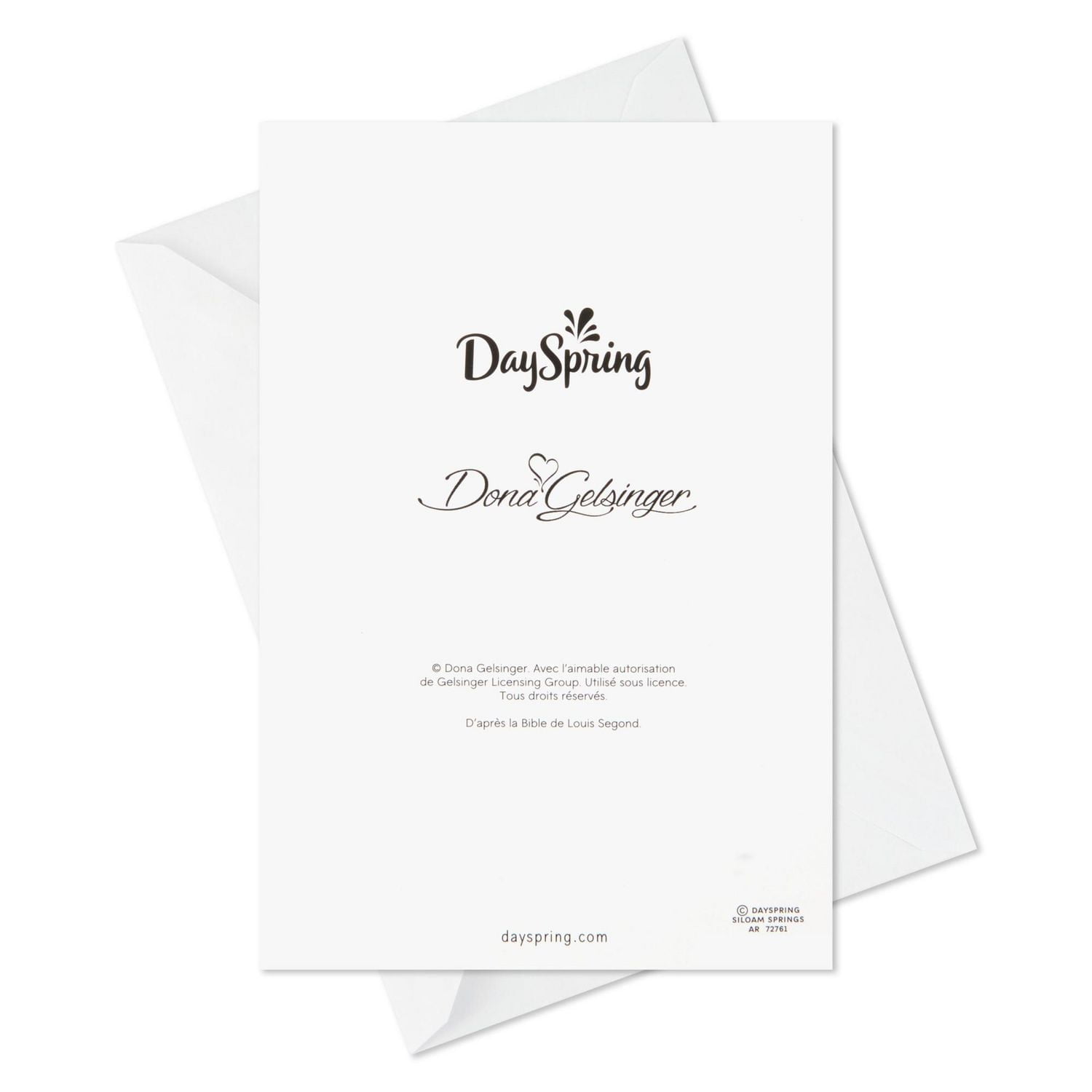 DaySpring  French-Language Religious Boxed Christmas Cards, Peaceful Snowman and House (Pack of 16 Cards with Envelopes)