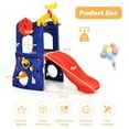 thumbnail image 3 of Gymax 6-in-1 Freestanding Kids Slide w/ Basketball Hoop Play Climber Slide Set, 3 of 9